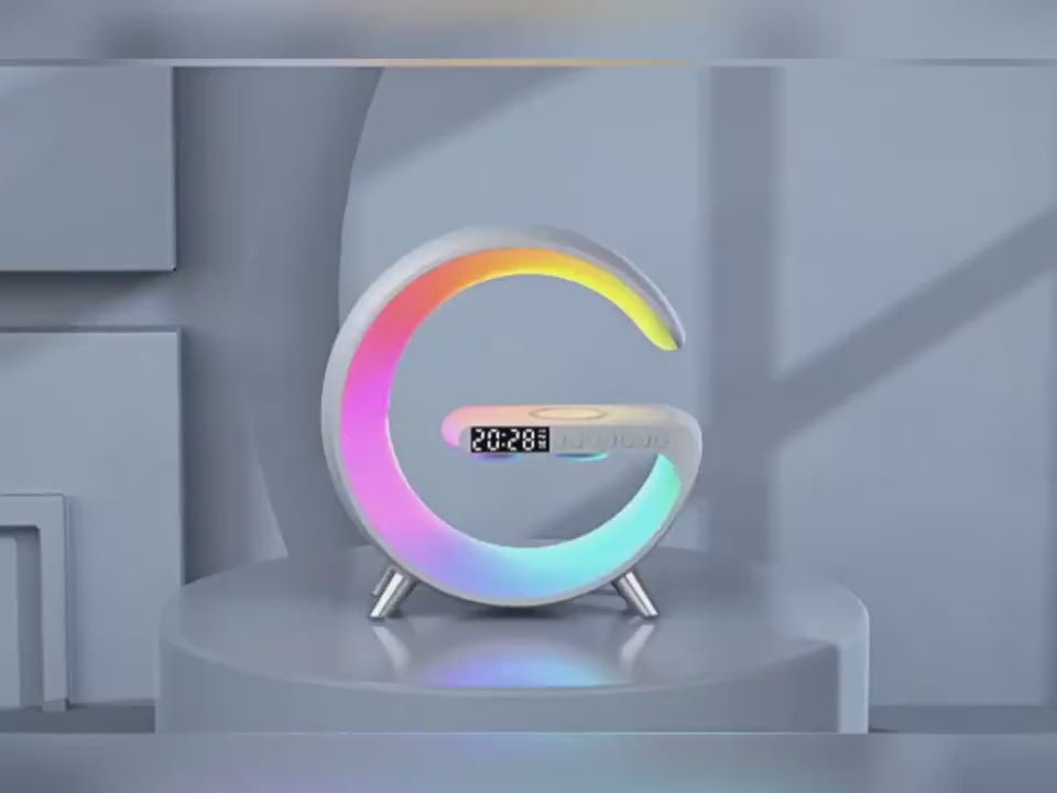 New Intelligent LED Lamp Bluetooth Speaker Wireless Charger