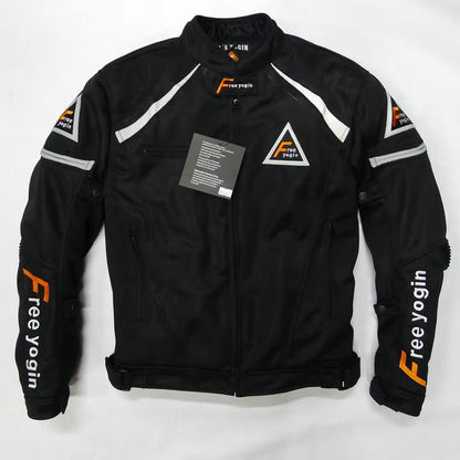 Summer Motorcycle Riding Clothing Men'S Motorcycle Mesh Thin Breathable Racing Clothing Knight Clothing Fall Prevention Clothing