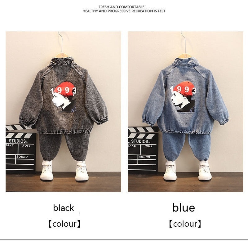 Boys Spring Clothing New Clothes Fashionable Handsome Children'S Clothing