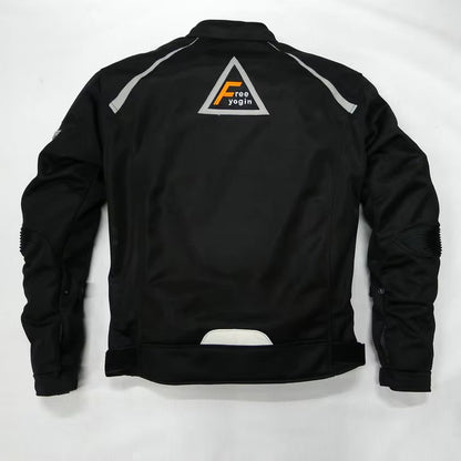 Summer Motorcycle Riding Clothing Men'S Motorcycle Mesh Thin Breathable Racing Clothing Knight Clothing Fall Prevention Clothing