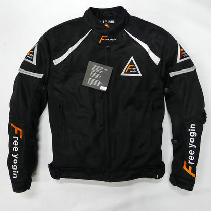 Summer Motorcycle Riding Clothing Men'S Motorcycle Mesh Thin Breathable Racing Clothing Knight Clothing Fall Prevention Clothing