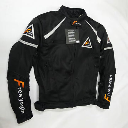 Summer Motorcycle Riding Clothing Men'S Motorcycle Mesh Thin Breathable Racing Clothing Knight Clothing Fall Prevention Clothing